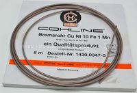 Bremserør 5 meter rulle CuNi10Fe1Mn (rustfri)